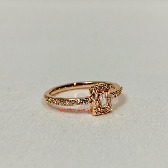 Pandora Luminous Ice Ring rose gold 187541CZ - Picture 8 of 8